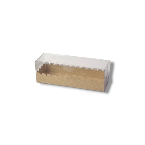 Caixa inteira em Acetato 3 brigadeiros com bandeja Kraft - Image 2