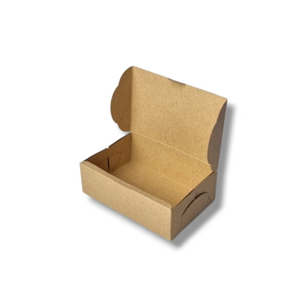 Caixa inteira em Papel para 6 brigadeiros Kraft - Image 3