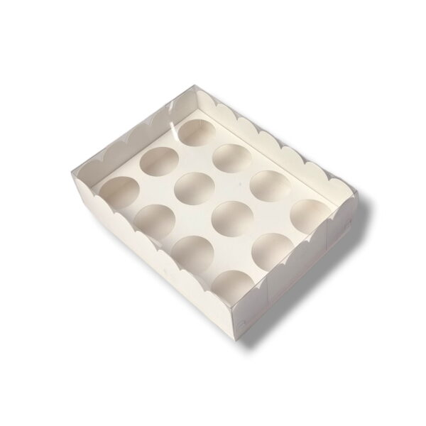 Caixa Bela para 12 brigadeiros Branca - Image 2