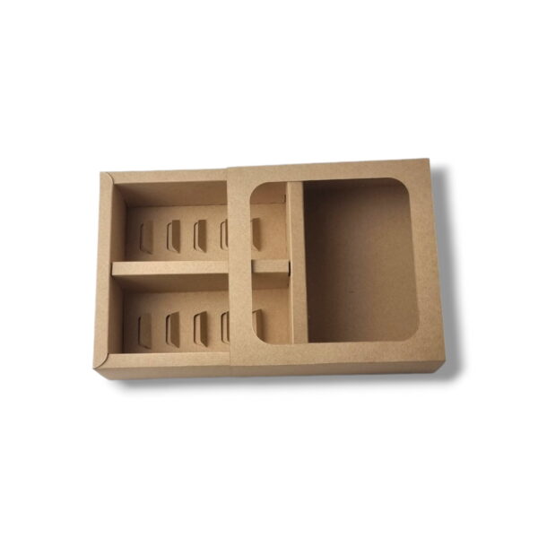 Caixa Elegance para 10 Macarons Kraft
