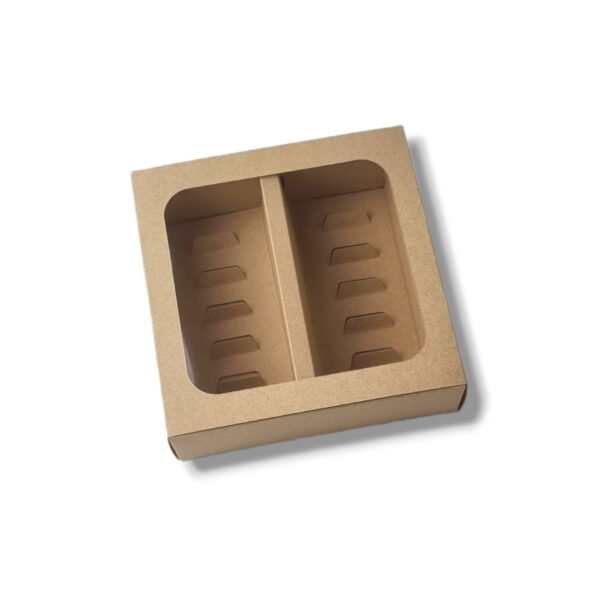 Caixa Elegance para 10 Macarons Kraft - Image 3
