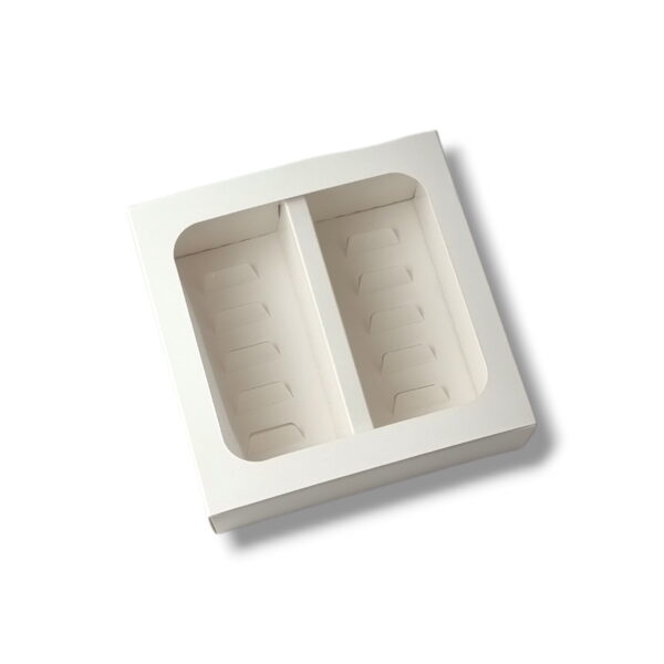 Caixa Elegance para 10 Macarons Branca - Image 2