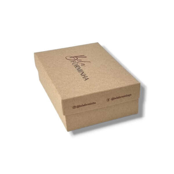 Caixa para 6 brigadeiros Kraft - Personalizada - Image 3