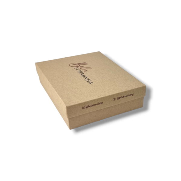 Caixa para 12 brigadeiros Kraft - Personalizada - Image 3