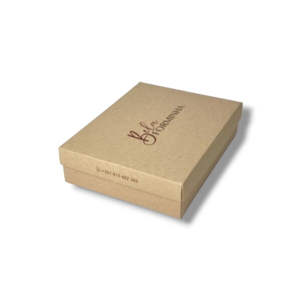 Caixa para 12 brigadeiros Kraft - Personalizada - Image 2