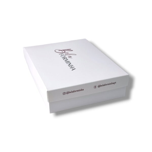 Caixa para 12 brigadeiros Branca - Personalizada - Image 3