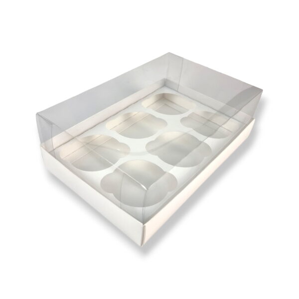 Caixa para 6 Cupcakes Branca - Image 2