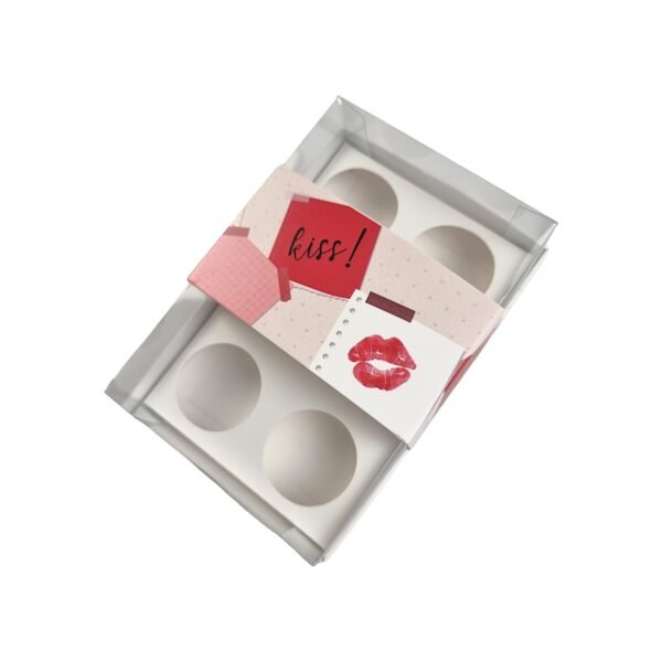 Cinta para caixa de 06 brigadeiros - KISS - Image 5