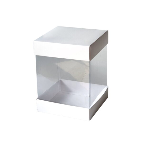 Caixa para Bolo 14x14cm Branca - Image 2