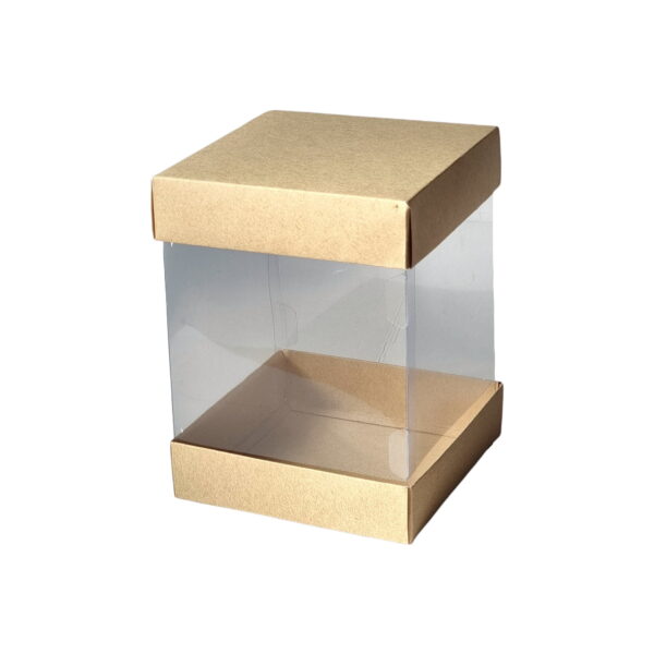 Caixa para Bolo 14x14cm Kraft - Image 2