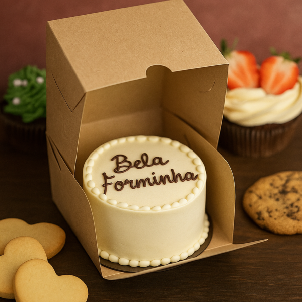 Embalagem para Bentô Cake Kraft
