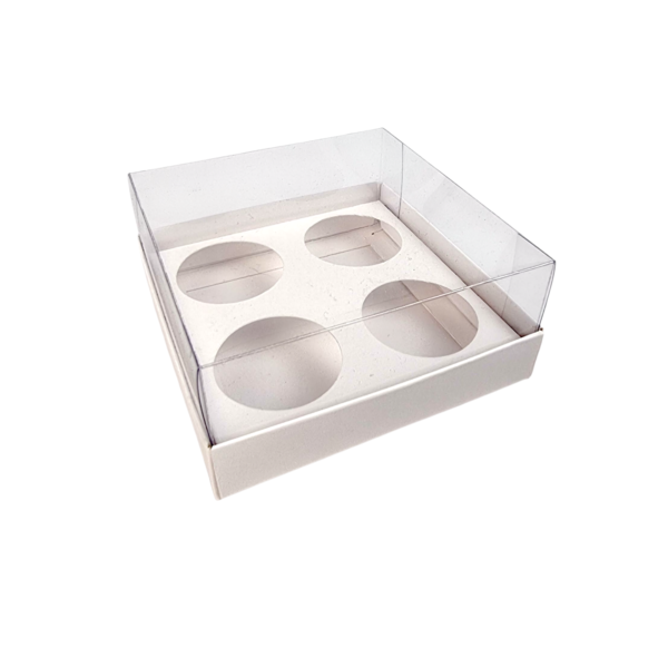 Caixa para 4 brigadeiros Branca - Image 2