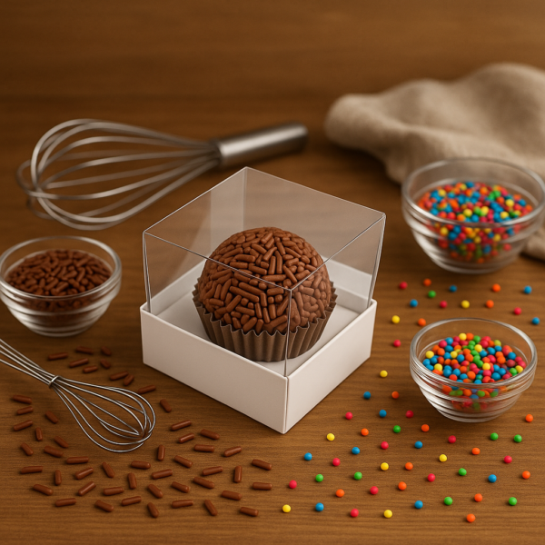 Caixa para 1 brigadeiro Branca