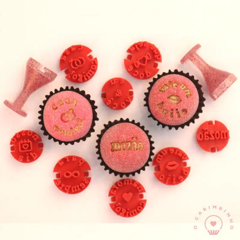 Carimbos para brigadeiros - FRASES ROMÂNTICAS - Image 2