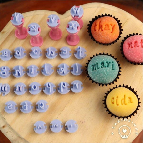 Carimbos para brigadeiros - LETRINHAS - Image 2