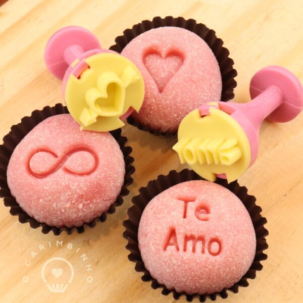 Carimbos para brigadeiros - ROMÂNTICO - Image 2