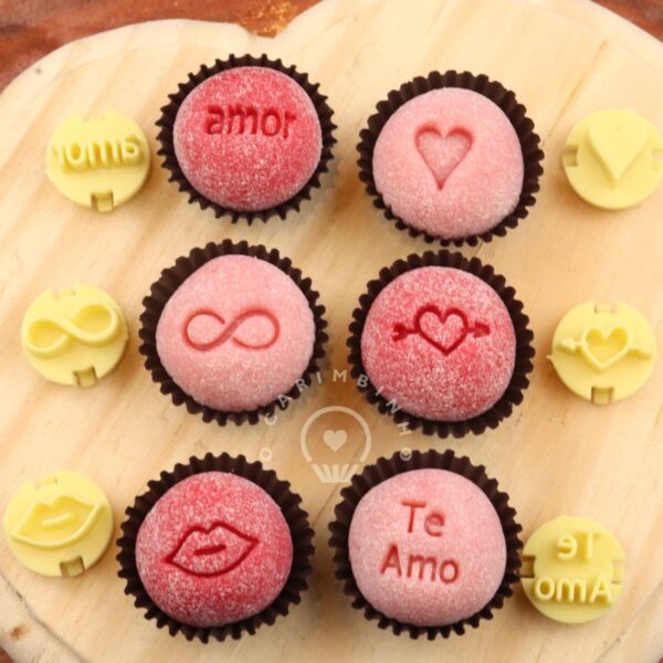 Carimbos para brigadeiros - ROMÂNTICO - Image 4