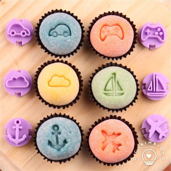 Carimbos para brigadeiros -  BRINQUEDOS (boy)