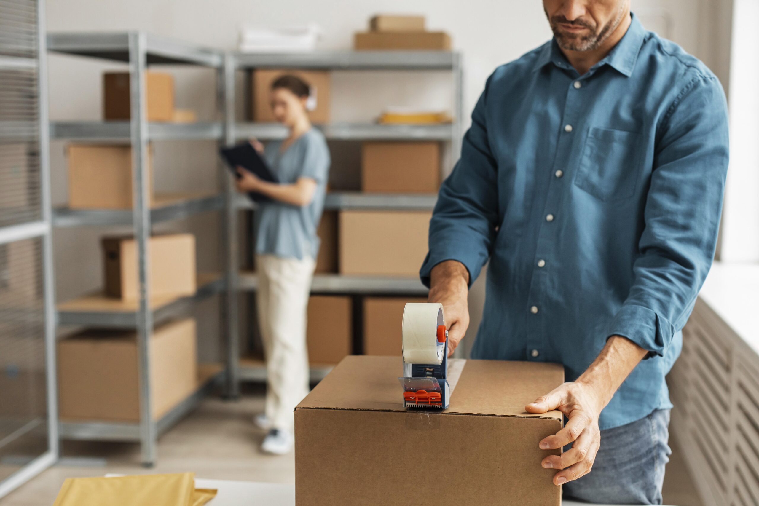 delivery employees working together scaled - belaforminha